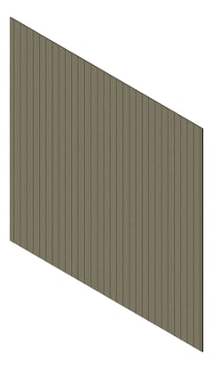 3D Presentation Image of Cladding Aluminium Knotwood Traditional Vertical 100Flat GreyAsh
