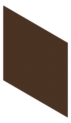 3D Presentation Image of Cladding Aluminium Knotwood Traditional Vertical 100Flat Kwila