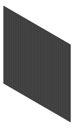 3D Presentation Image of Cladding Aluminium Knotwood Traditional Vertical 100Flat Monument