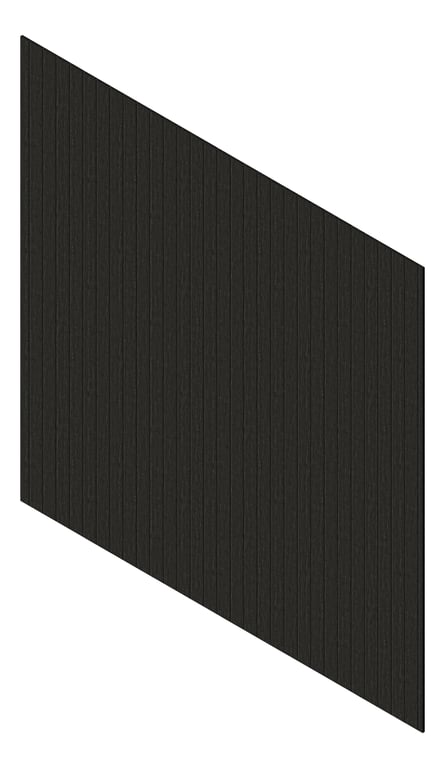 3D Presentation Image of Cladding Aluminium Knotwood Traditional Vertical 100Flat ShouSugiBan