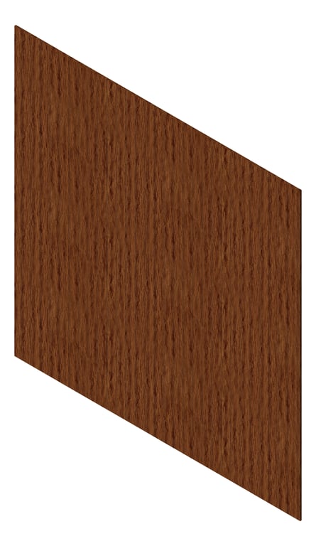 3D Presentation Image of Cladding Aluminium Knotwood Traditional Vertical 100Flat SpottedGum