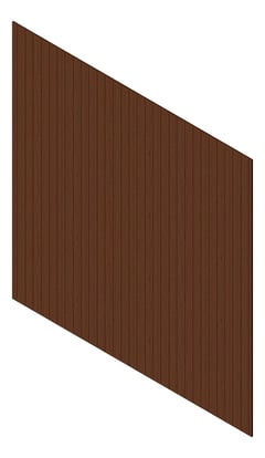 3D Presentation Image of Cladding Aluminium Knotwood Traditional Vertical 100Flat WesternRedCedar