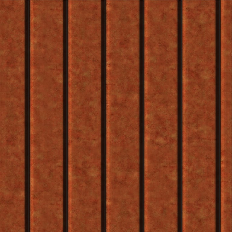 Navigate to Cladding Aluminium Knotwood Traditional Vertical 100Shadowline AmberRust