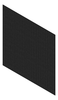 3D Presentation Image of Cladding Aluminium Knotwood Traditional Vertical 100Shadowline BlackWenge