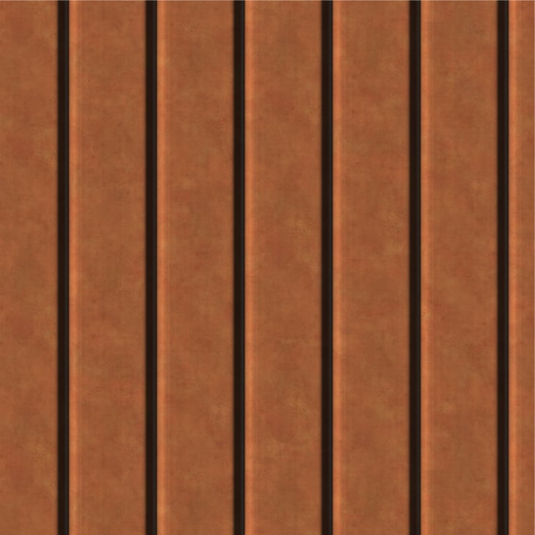 Navigate to Cladding Aluminium Knotwood Traditional Vertical 100Shadowline BronzeRust