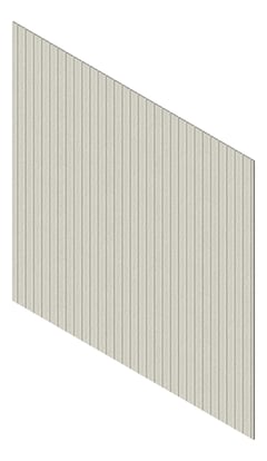 3D Presentation Image of Cladding Aluminium Knotwood Traditional Vertical 100Shadowline Concrete