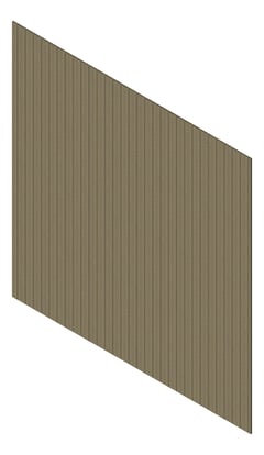3D Presentation Image of Cladding Aluminium Knotwood Traditional Vertical 100Shadowline Driftwood