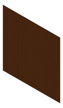 3D Presentation Image of Cladding Aluminium Knotwood Traditional Vertical 100Shadowline EnglishChestnut