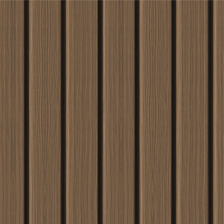 Navigate to Cladding Aluminium Knotwood Traditional Vertical 100Shadowline FrenchWalnut