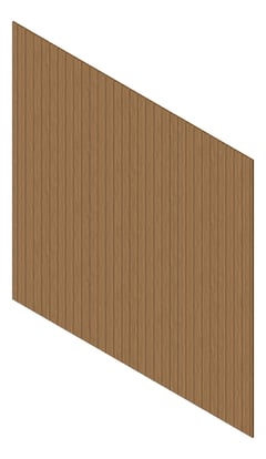 3D Presentation Image of Cladding Aluminium Knotwood Traditional Vertical 100Shadowline SilverWattle