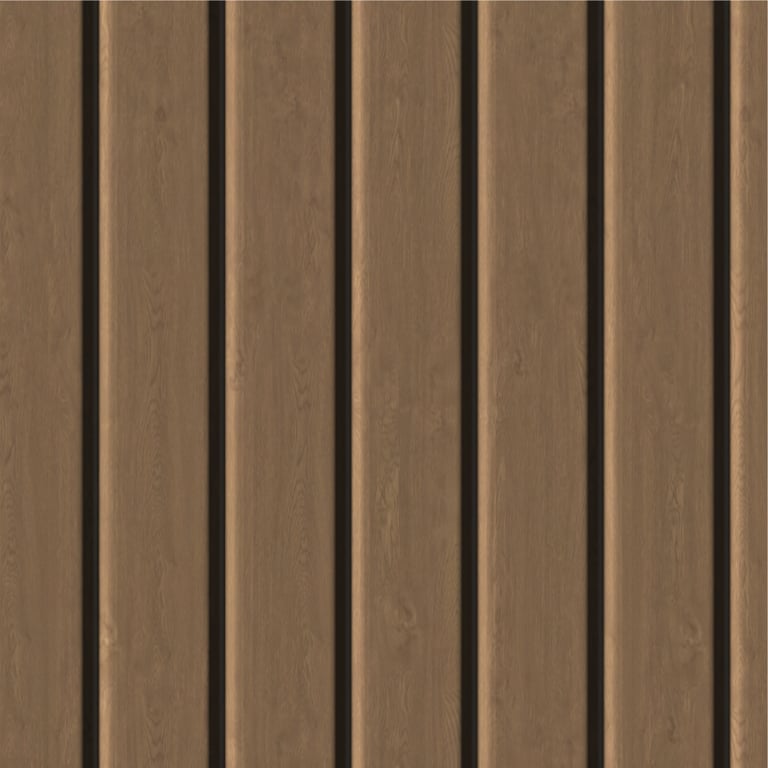 Navigate to Cladding Aluminium Knotwood Traditional Vertical 100Shadowline Sycamore