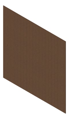 3D Presentation Image of Cladding Aluminium Knotwood Traditional Vertical 150Flat RoyalOak