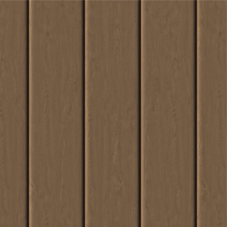 Image of Cladding Aluminium Knotwood Traditional Vertical 150Flat Sycamore