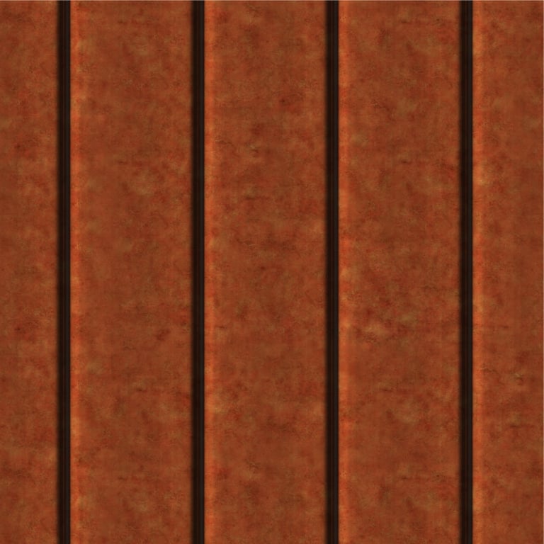 Navigate to Cladding Aluminium Knotwood Traditional Vertical 150Shadowline AmberRust