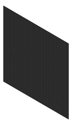 3D Presentation Image of Cladding Aluminium Knotwood Traditional Vertical 150Shadowline BlackCedar