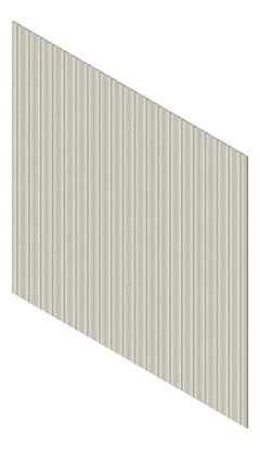 3D Presentation Image of Cladding Aluminium Knotwood Traditional Vertical 150Shadowline Concrete