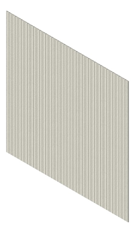 3D Presentation Image of Cladding Aluminium Knotwood Traditional Vertical 150Shadowline Concrete