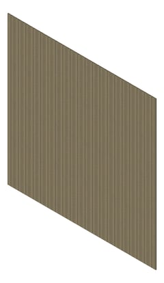 3D Presentation Image of Cladding Aluminium Knotwood Traditional Vertical 150Shadowline Driftwood