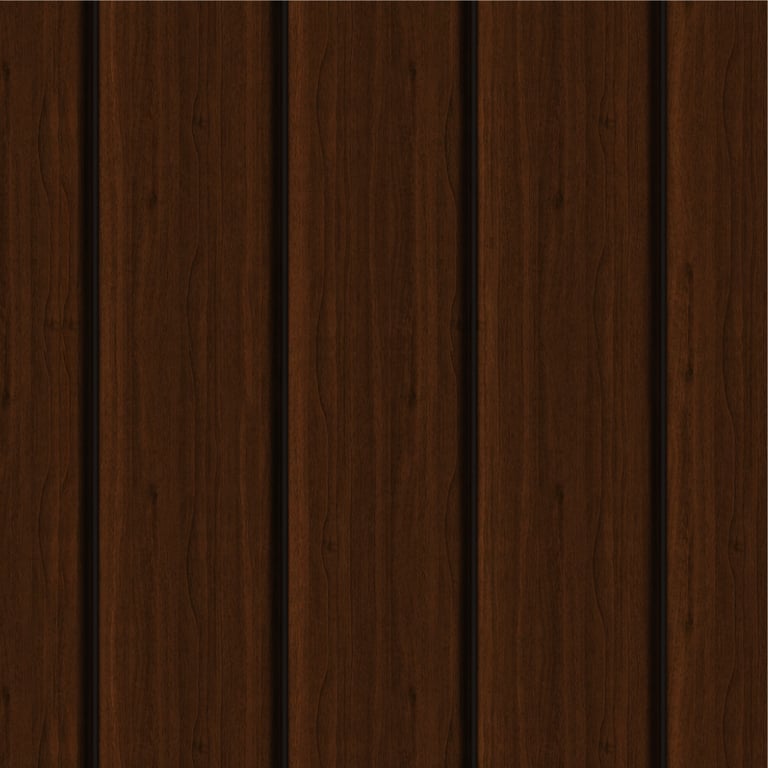 Navigate to Cladding Aluminium Knotwood Traditional Vertical 150Shadowline EnglishChestnut