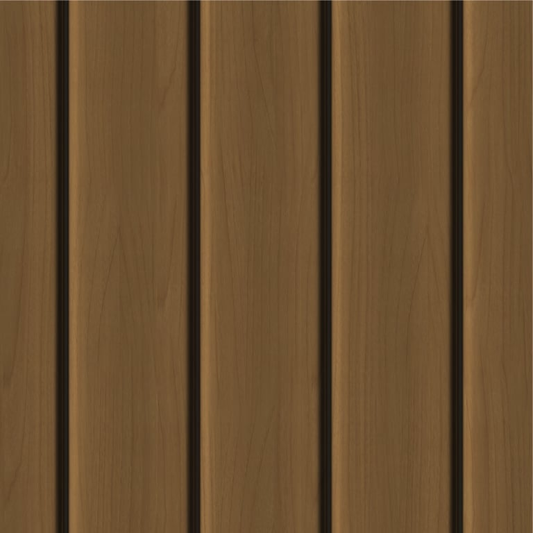 Navigate to Cladding Aluminium Knotwood Traditional Vertical 150Shadowline Iroko