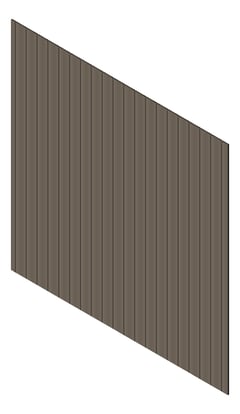 3D Presentation Image of Cladding Aluminium Knotwood Traditional Vertical 150Shadowline Jasper