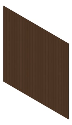 3D Presentation Image of Cladding Aluminium Knotwood Traditional Vertical 150Shadowline Kwila