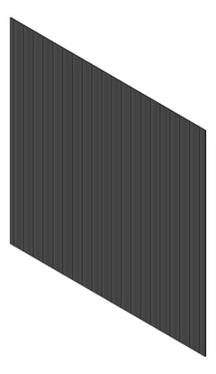 3D Presentation Image of Cladding Aluminium Knotwood Traditional Vertical 150Shadowline Monument