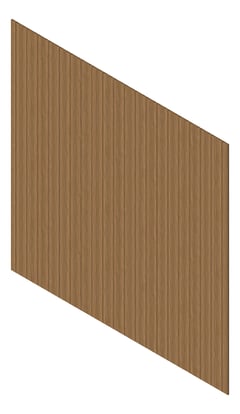 3D Presentation Image of Cladding Aluminium Knotwood Traditional Vertical 150Shadowline SilverWattle