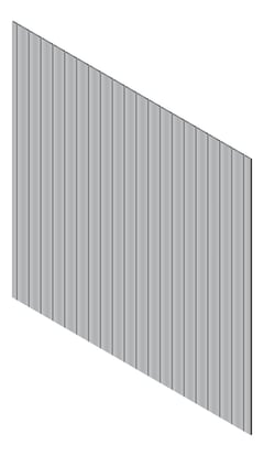 3D Presentation Image of Cladding Aluminium Knotwood Traditional Vertical 150Shadowline Silver