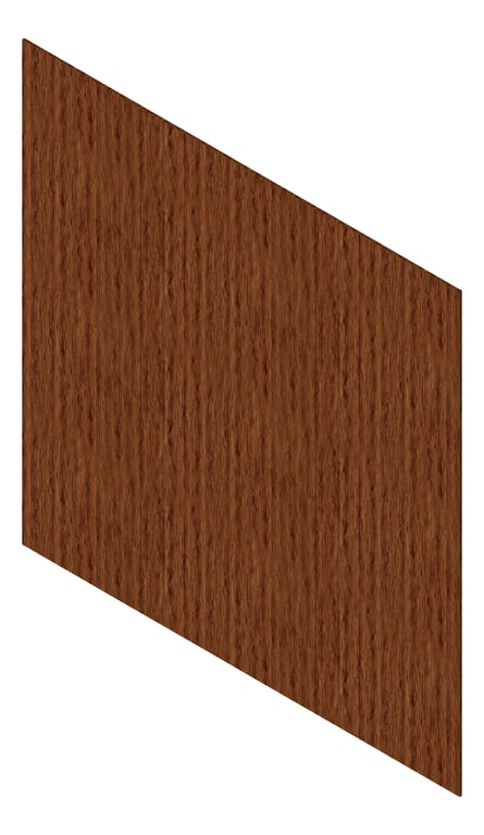 3D Presentation Image of Cladding Aluminium Knotwood Traditional Vertical 150Shadowline SpottedGum
