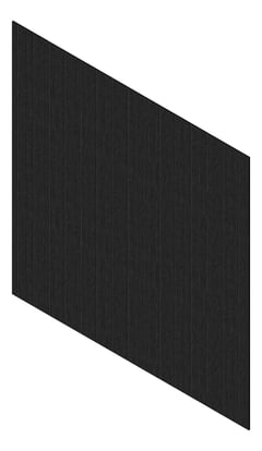 3D Presentation Image of Cladding Aluminium Knotwood Traditional Vertical 200Flat BlackWenge