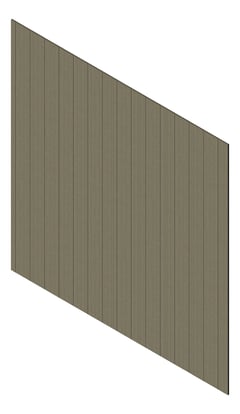 3D Presentation Image of Cladding Aluminium Knotwood Traditional Vertical 200Flat GreyAsh