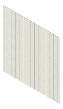 3D Presentation Image of Cladding Aluminium Knotwood Traditional Vertical 200Flat HamptonsCedar