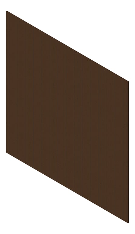 3D Presentation Image of Cladding Aluminium Knotwood Traditional Vertical 200Flat Kwila