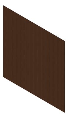 3D Presentation Image of Cladding Aluminium Knotwood Traditional Vertical 200Flat PacificTeak
