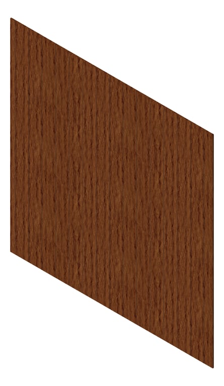 3D Presentation Image of Cladding Aluminium Knotwood Traditional Vertical 200Flat SpottedGum