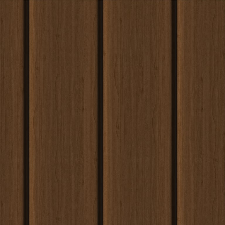 Navigate to Cladding Aluminium Knotwood Traditional Vertical 200Shadowline Chestnut