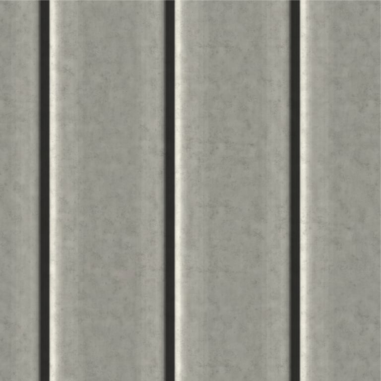 Navigate to Cladding Aluminium Knotwood Traditional Vertical 200Shadowline Concrete