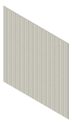 3D Presentation Image of Cladding Aluminium Knotwood Traditional Vertical 200Shadowline Concrete