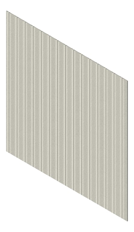 3D Presentation Image of Cladding Aluminium Knotwood Traditional Vertical 200Shadowline Concrete