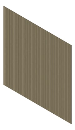 3D Presentation Image of Cladding Aluminium Knotwood Traditional Vertical 200Shadowline Driftwood