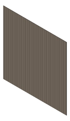3D Presentation Image of Cladding Aluminium Knotwood Traditional Vertical 200Shadowline Jasper