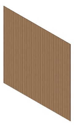 3D Presentation Image of Cladding Aluminium Knotwood Traditional Vertical 200Shadowline NorwegianBeech