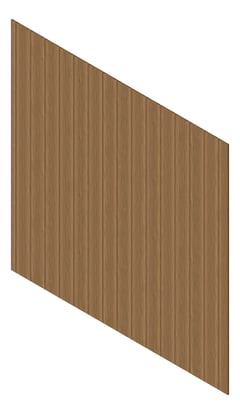 3D Presentation Image of Cladding Aluminium Knotwood Traditional Vertical 200Shadowline SilverWattle