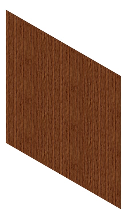 3D Presentation Image of Cladding Aluminium Knotwood Traditional Vertical 200Shadowline SpottedGum