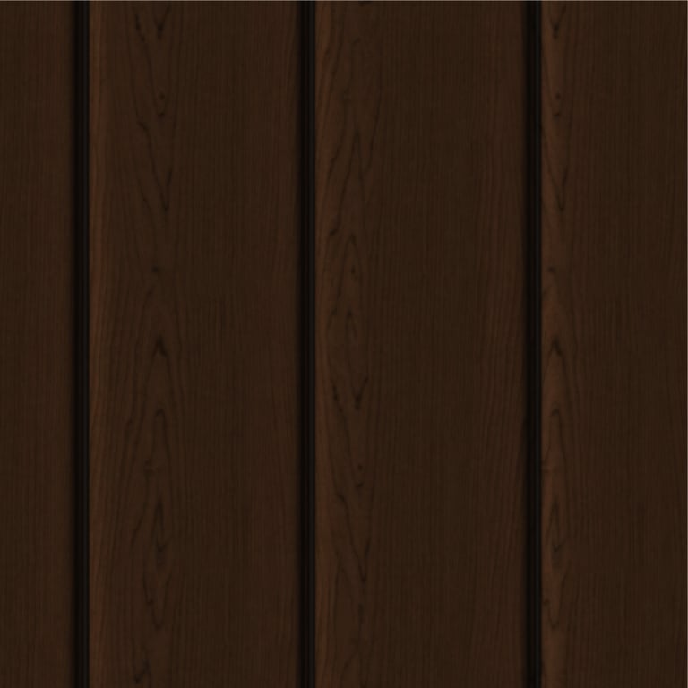 Navigate to Cladding Aluminium Knotwood Traditional Vertical 200Shadowline TeakBrown