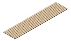 3D Shaded Image of Panel Decorative Laminex ArchitecturalCeiling Batten60