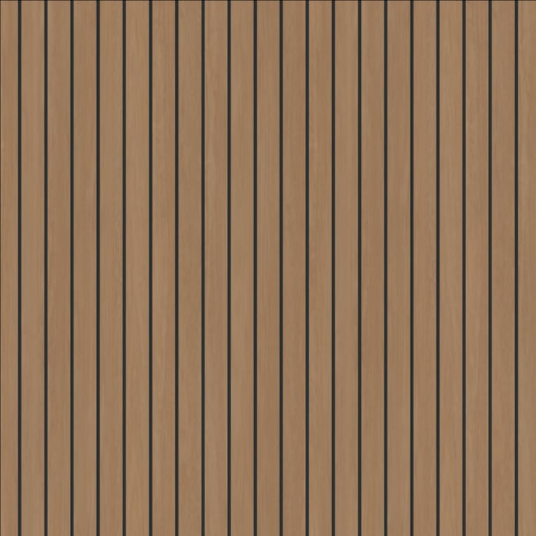 Panel Decorative Laminex Architectural Batten40 BlackShadowline BlackbuttTrueScale
