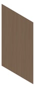 3D Presentation Image of Panel Decorative Laminex Architectural Batten40 BlackShadowline BlackbuttTrueScale