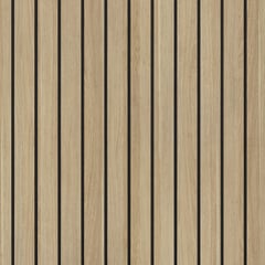 Image of Panel Decorative Laminex Architectural Batten40 BlackShadowline ClassicOak